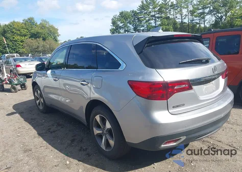 2016 Acura Mdx Acurawatch Plus Package из США, поврежденный, VIN 5FRYD4H24GB021769